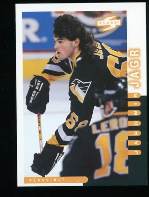 Jaromir Jagr PROMO 1997-98 Score #82 Pittsburgh Penguins EX or Better - Image 1 of 2