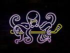 Detroit Red Wings Octopus Hockey 24"x20" Neon Sign Light Lamp Display Wall Decor