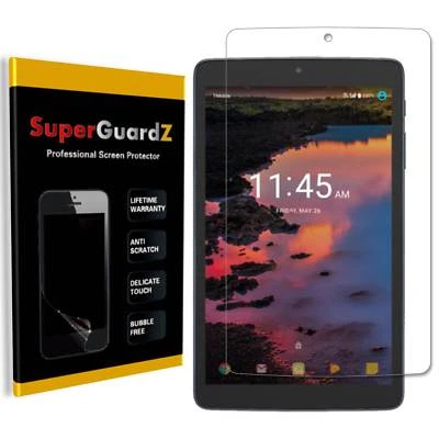3X SuperGuard® HD Clear Screen Protector Guard Saver For Alcatel A30 Tablet (8") - Image 1 of 4