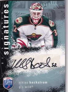 2007-08 Be A Player Signatures #SNB Niklas Backstrom - Picture 1 of 2