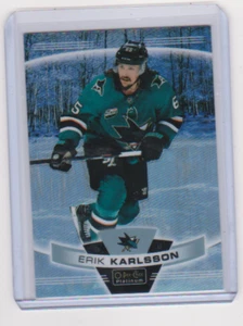 2019 19-20 O-PEE-CHEE PLATINUM ERIK KARLSSON POND HOCKEY PARALLEL 34 SHARKS - Picture 1 of 2
