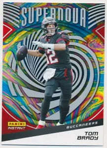 S23 TOM BRADY 2021 Panini Instant SUPERNOVA/3357 BUCANEROS - Imagen 1 de 2