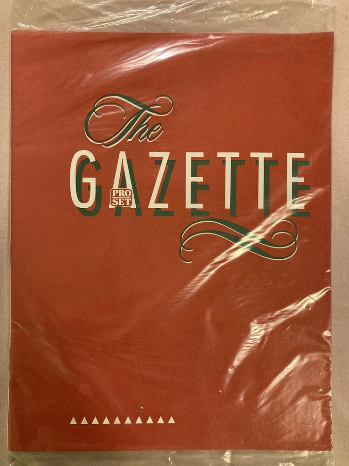 1991 Pro Set The Gazette Magazine Emmit Smith tarjeta insertada en violonchelo sin abrir Foto 1 de 1