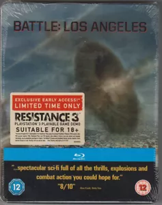"BATTLE: LOS ANGELES" - SciFi Action Alien Invasion - ltd BLU RAY STEELBOOK - Picture 1 of 3