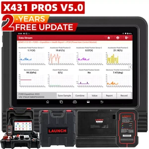 LAUNCH X431 PRO V5.0 V+ PRO 5 KFZ Profi OBD2 Diagnosegerät ALL SYSTEM ECU Coding - Bild 1 von 16