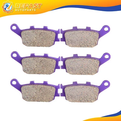 Pastillas de freno traseras para Honda CBR600RR 2003-2006 CBR600F4i 919 CB900F fibra de carbono Foto 1 de 4