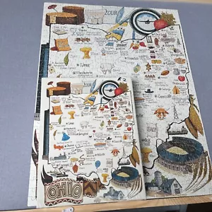 Vtg Jigsaw Puzzle 1988 Great American Puzzle Factory OHIO 550 PC COMPLETE - Picture 1 of 5