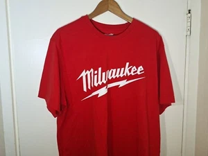 Milwaukee Tools T-Shirt XL Red Gildan - Picture 1 of 9