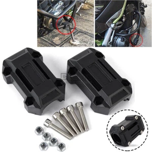 Black Engine Protection Bumper Decorative Blocks Crash Bar 22/25/28mm For BMW - Bild 1 von 9