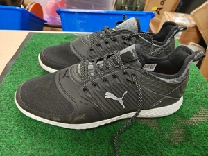 PUMA Golf Ignite PwrAdapt Caged Size 11 Black/Silver/Black 192413-02 - Picture 1 of 7