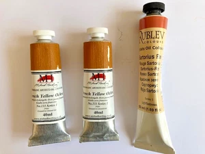 Michael Harding Rublev Artists Oil Paint - 3 tubes - New - Picture 1 of 2