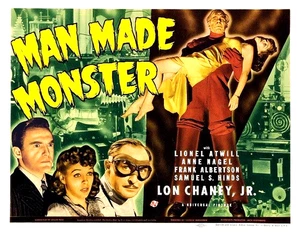 Monstruo hecho por el hombre Lon Chaney Jr Lionel Atwill Anne Nagel 11x14 TC impresión 1941 - Imagen 1 de 1