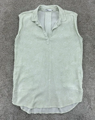 Prana Anini Tencel Tunic Top Womens Size Large in Misty Green Celadon w/Pockets - Image 1 of 4