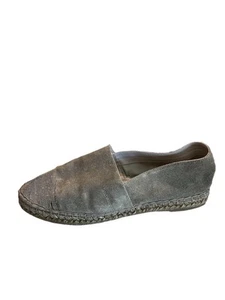 Brunello Cucinelli Brown Suede Round Toe Flat Espadrilles Shoes Size 39 - Picture 1 of 5
