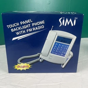 Panel dotykowy Simi Telefon przewodowy i radio FM Nowy Open Box - Zdjęcie 1 z 12