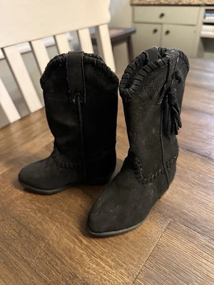 Kids Toddler 5 Black Western Cowboy Boots  - Image 1 of 4