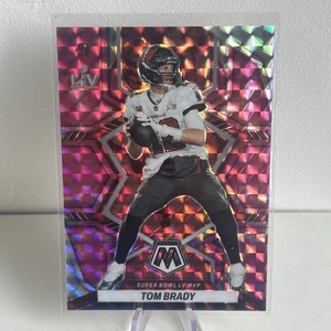 2022 Panini Mosaic - Super Bowl MVPs Tom Brady #291 Camo Pink Mosaic Prizm - Picture 1 of 2