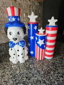 Patriotic 4th Of July Blow Molds - Picture 1 of 2