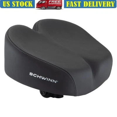 Sillín de bicicleta ergonómico de espuma sin nariz cómodo para montar con abrazadera de tija de sillín nuevo Foto 1 de 4