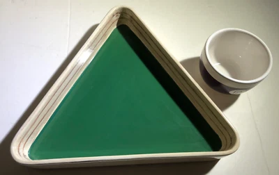 Luminarc Pool Billiards Rack Chip & Dip Serving Bowl Set - Image 1 of 4