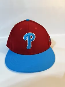 Philadelphia Phillies Fitted Hat New Era 59FIFTY On Field Players Weekend 7 3/8 - Picture 1 of 6