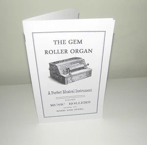 Manual de instrucciones de reproducción de órganos de rodillos de gemas - Imagen 1 de 7