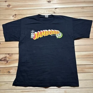 Vintage 90s Q101 Jamboree Music Issue No. 1 Comic Radio Station Promo Shirt XL - Picture 1 of 9
