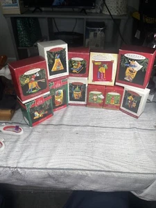 Crayola Crayon Hallmark Collectors Series Keepsake Ornaments Lot Of 11 - Picture 1 of 5