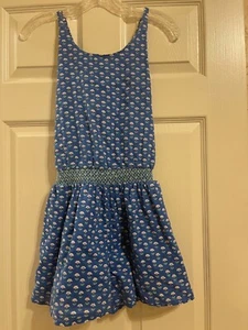 Mini Boden Blue Floral Short Romper Girls Size 11-12 - Picture 1 of 2