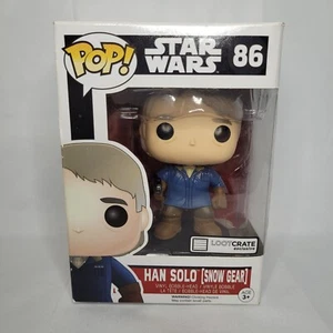 Han Solo Snow Gear Funko Pop Star Wars 86 Loot Crate Exclusive - Picture 1 of 7