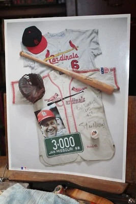 Vintage 11x14 Print MLB St Louis Cardinals Stan Musial Baseball Montage - Image 1 of 4