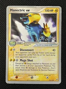 Manectric ex 101/107 EX Deoxys Ultra Rare Holo Pokemon Card TCG PLAYED - Picture 1 of 4