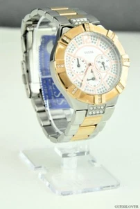 FREE Ship USA Ladies Watch GUESS Silver Stainless Steel New U0024L1 - Picture 1 of 1