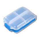 Removable Compartments Pill-Box Organizer Medicine Triple-Tier Mini Pill-Box