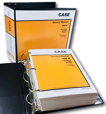 Retroexcavadora Case 580K Tractor Fase 1 Manual de Servicio Tienda Libro Técnico Foto 1 de 4