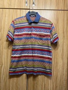 CAMISETA POLO JERSEY TEJIDO ELÁSTICO VINTAGE VARIACIÓN YVES SAINT LAURENT-M - Imagen 1 de 10