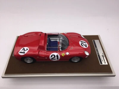 VERY RARE 1/18 1963 FERRARI 250 P SPYDER TECNOMODEL LE MANS 24 HOURS 1ST - Image 1 of 4