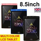 LCD Writing Tablet 8.5inch Kids Drawing Tab Colorful Screen Black Blue Pink New