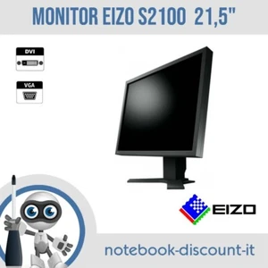 Monitor EIZO Flexscan S2100 Schermo 21,5" Per PC DESKTOP DVI VGA 1600x1200 - Photo 1/4
