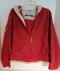 Chaqueta con capucha ligera Columbia para mujer talla grande roja otoño/primavera - Imagen 1 de 8