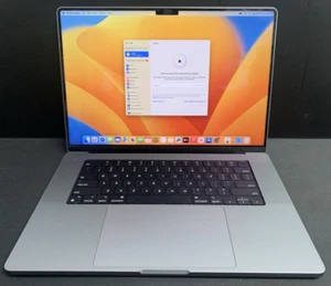 MACBOOK PRO 16" '21- MK1A3LL/A M1 MAX 32GB RAM 1TB SSD - ONLY 154X CYCLES! - Afbeelding 1 van 21