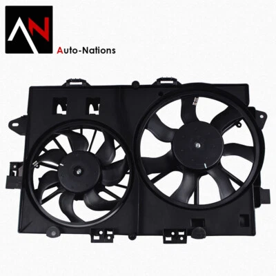 Conjunto de ventilador de refrigeración de radiador doble para Chevy Equinox Pontiac Torrent 2006 07 08 Foto 1 de 4