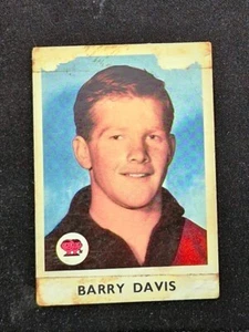 1965 SCANLEN'S VFL FOOTBALL TRADING CARD π No.30 BARRY DAVISπ Essendon Bombers - Picture 1 of 2