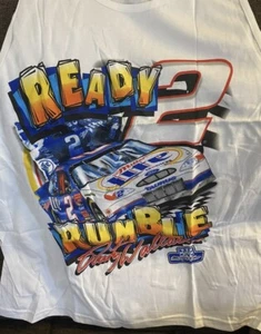 Vintage Rusty Wallace Miller Lite Ready To Rumble Tank Top 2X New - Picture 1 of 4