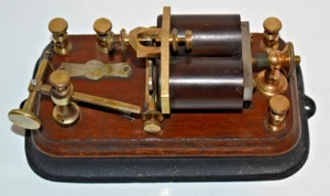 Antique J. H. Bunnell Telegraph Sounder - 150 Ohms - Afbeelding 1 van 8
