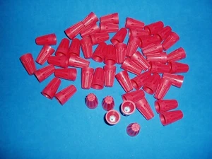 50 GARDNER BENDER RED WIRE GARD WIRE CONNECTOR CONICAL TWIST-ON NUTS 17-006 - Picture 1 of 4