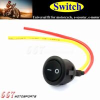 1 Piece Motorcycle Switches Bullet Connector Handlebar Switches ON/OFF ButtY~hg