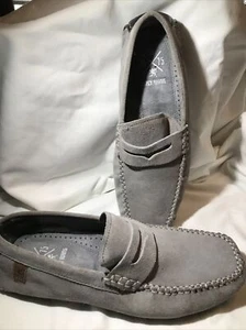 STACY ADAMS 24894 600 Ruther Men's Modern Casual Shoe S 10.5 Leather  Upper Gray - Picture 1 of 9