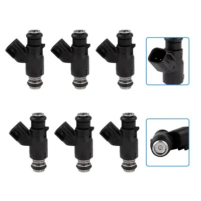 Juego de 6 inyectores de combustible para Hyundai Sonata Fe 2007-2009 y Azera Kia Amanti Foto 1 de 4