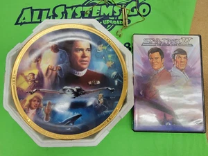 STAR TREK IV THE VOYAGE HOME STAR TREK MOVIES HAMILTON COLLECTION PLATE & MOVIE - Bild 1 von 3